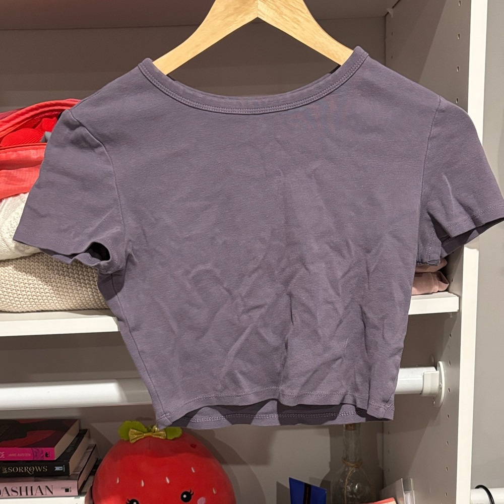 Zara Lavender Crop Top